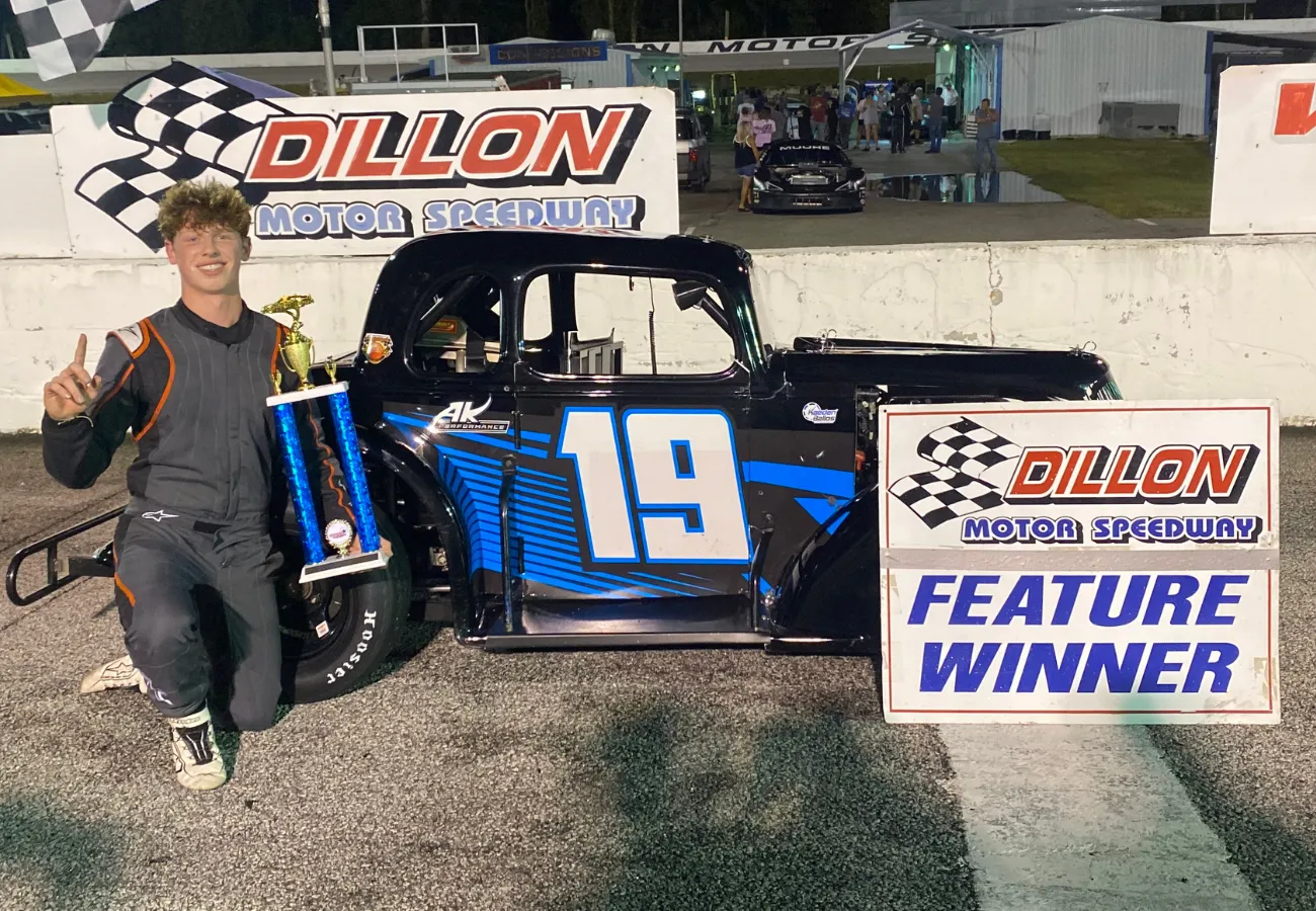 Kaeden Ballos — Young Lions Legend Car driver featured by INEX.