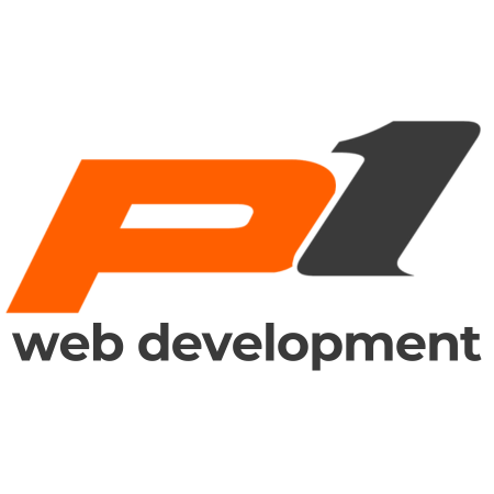P1 Web Development — team partner logo.