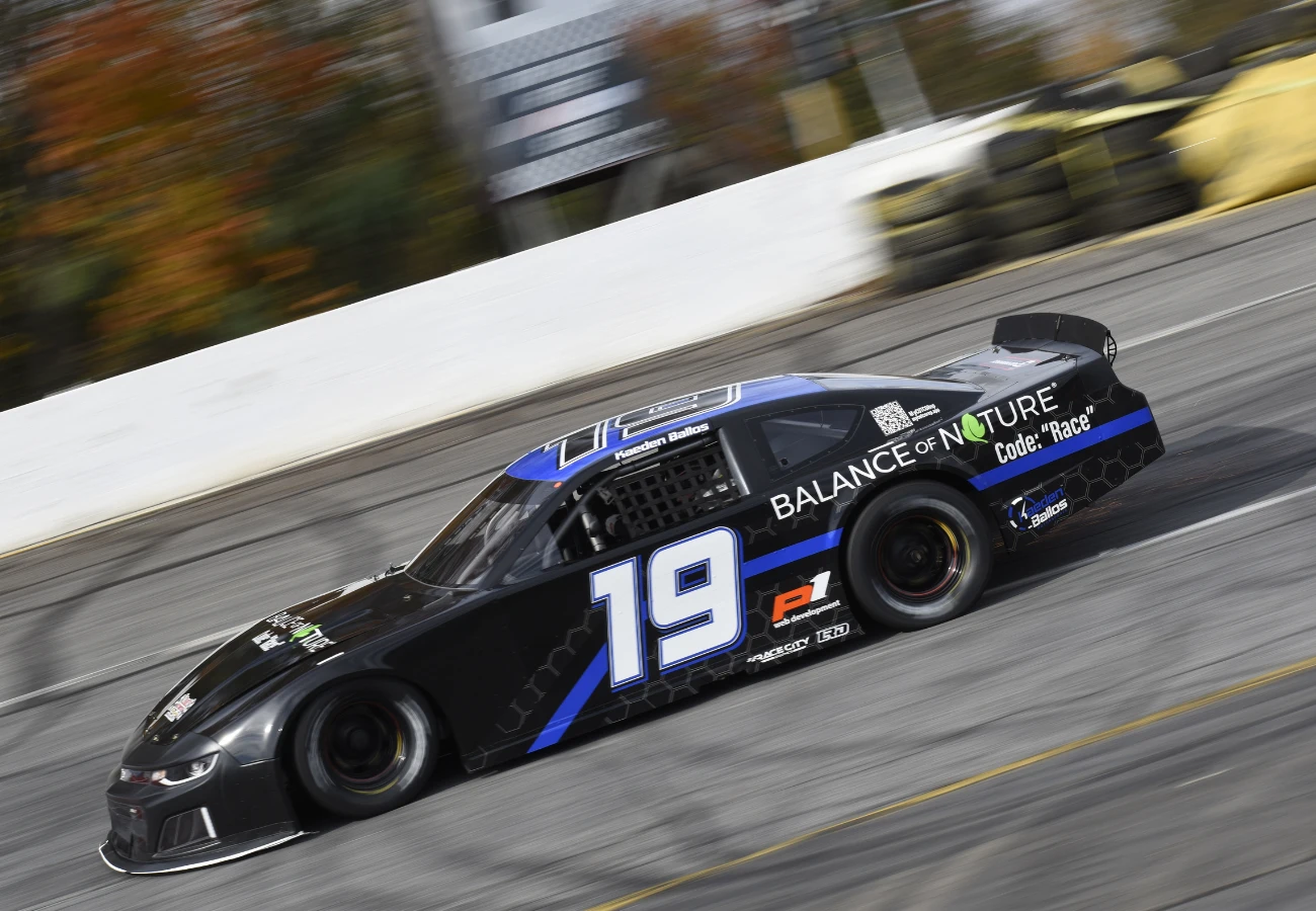 Kaeden Ballos No. 19 CARS Tour debut at Southern National Motorsports Park