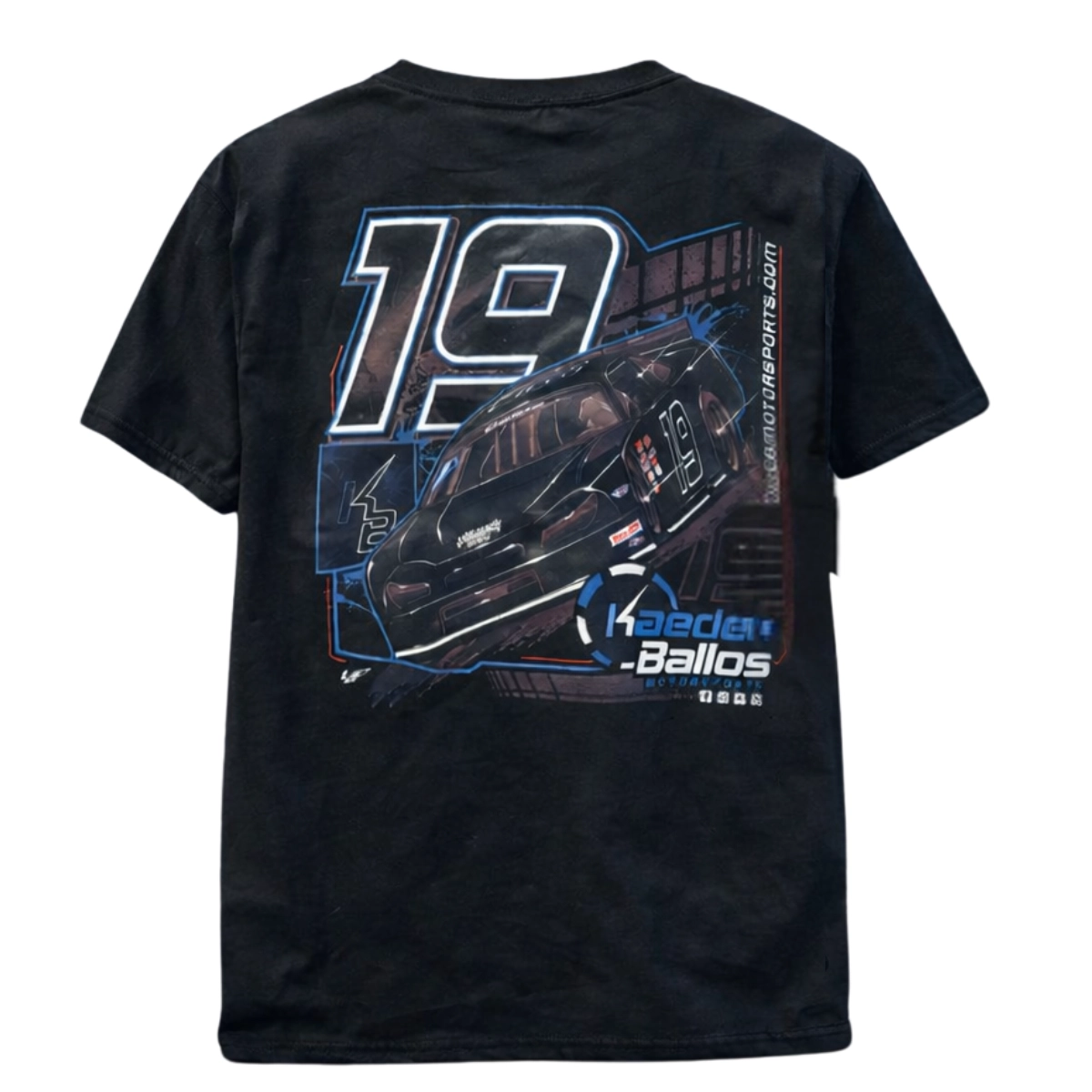 Kaeden Ballos Motorsports Mens Crewneck T-Shirt