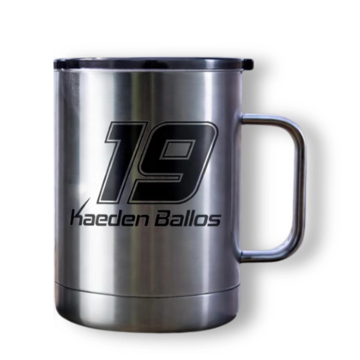 Kaeden Ballos Stainless Steel Coffee Mug Back