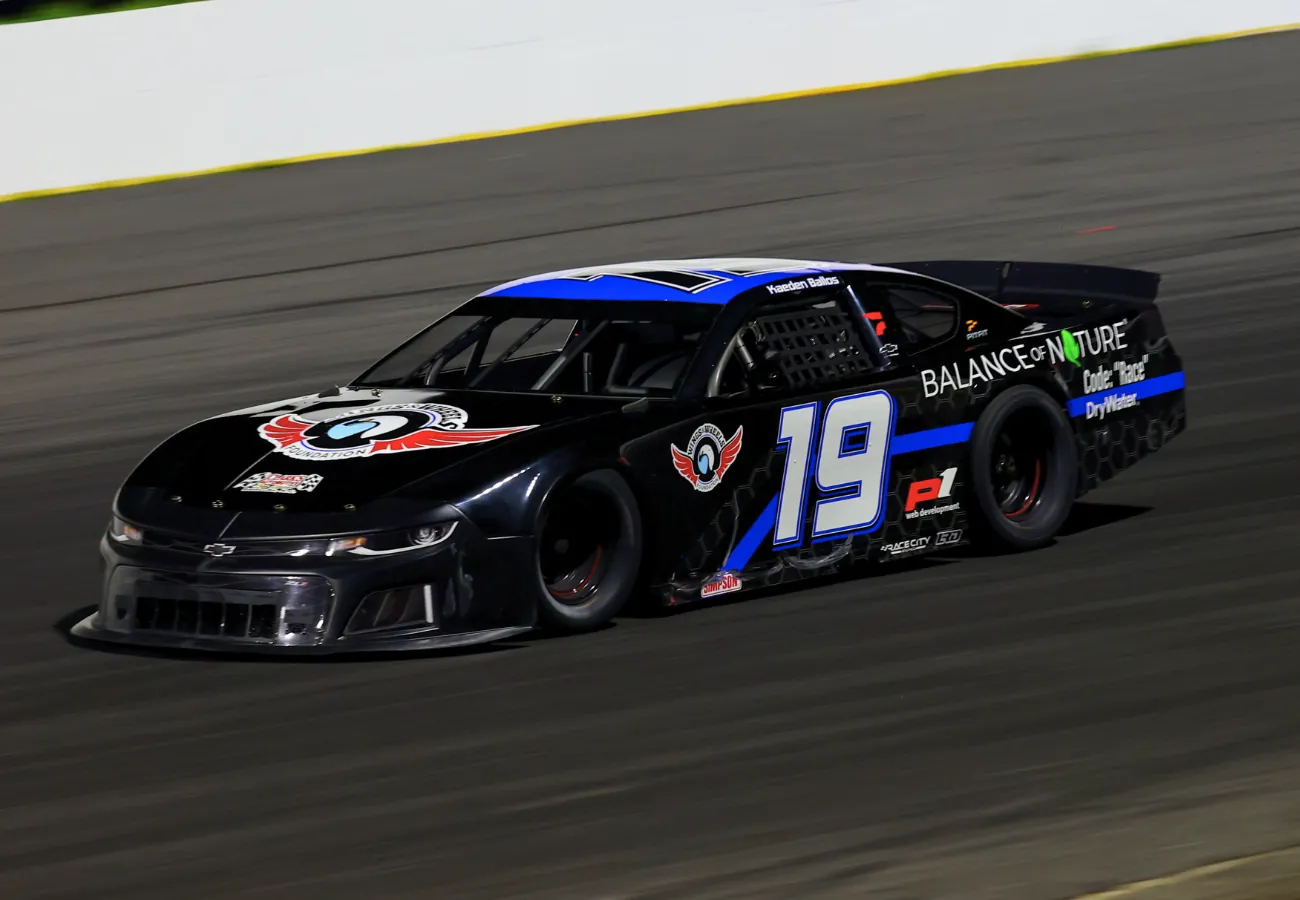 Kaeden Ballos Fights Back at Tri-County Speedway